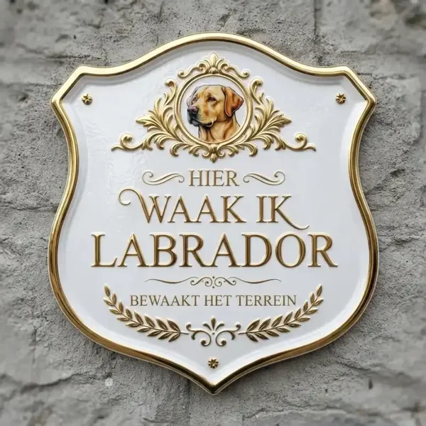 Waakbord Labrador - Acryl 4mm