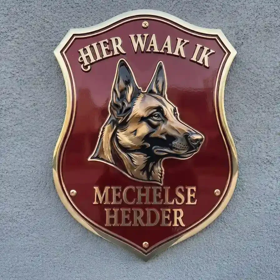 Waakbord Mechelse Herder Schild