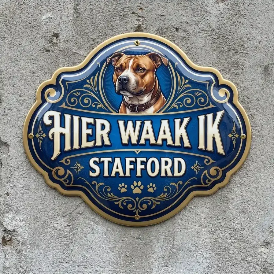 Waakbord Stafford - Acryl 4mm