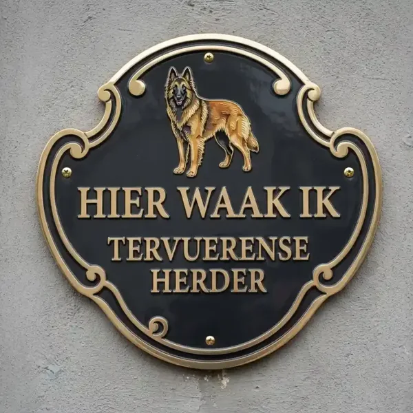 Waakbord Tervuerense Herder Acryl
