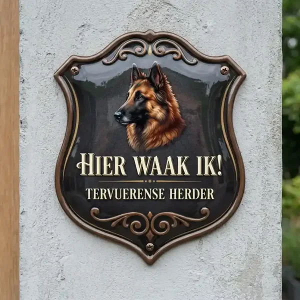 Waakbord Tervuerense Herder Acryl