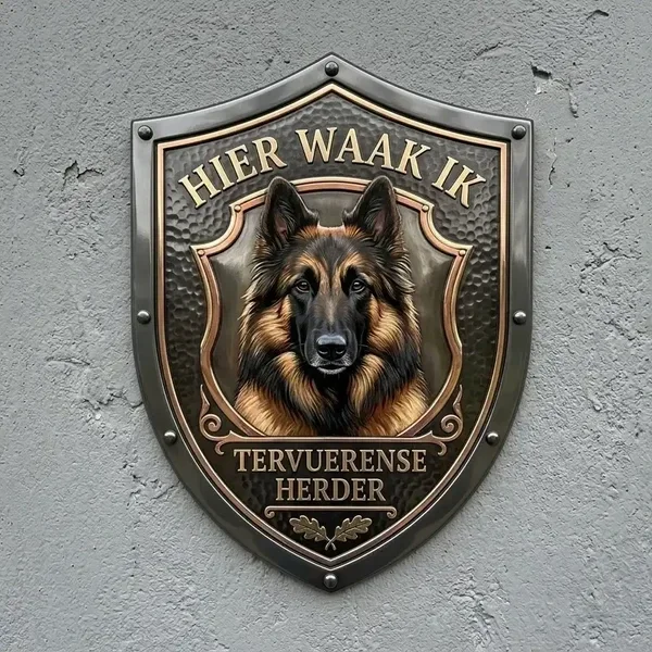 Waakbord Tervuerense Herder Schild