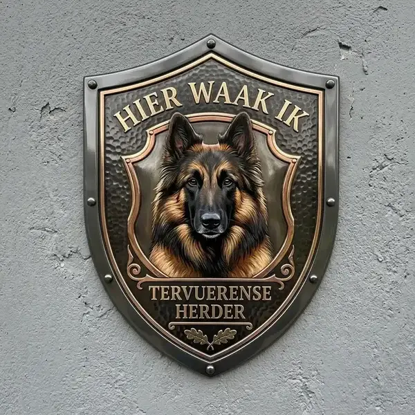 Waakbord Tervuerense Herder Schild