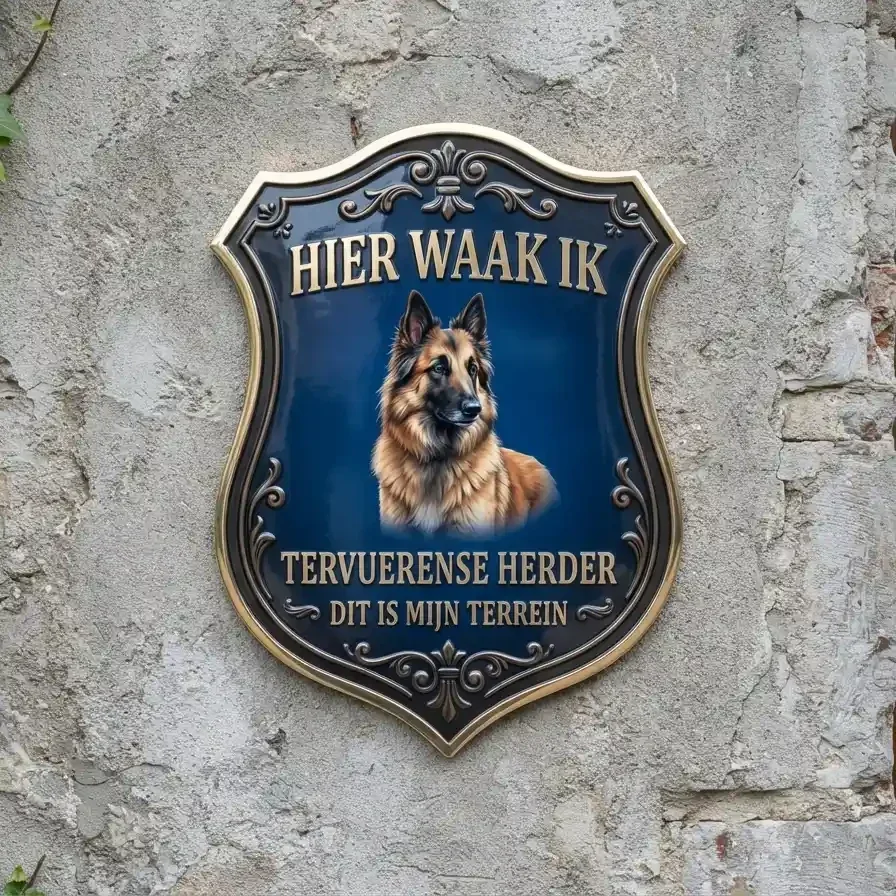 Waakbord Tervuerense Herder Acryl Schild