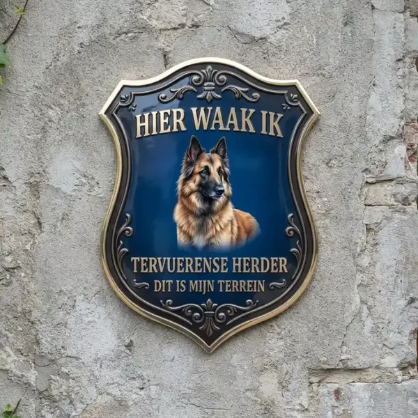 Waakbord Tervuerense Herder Acryl Schild