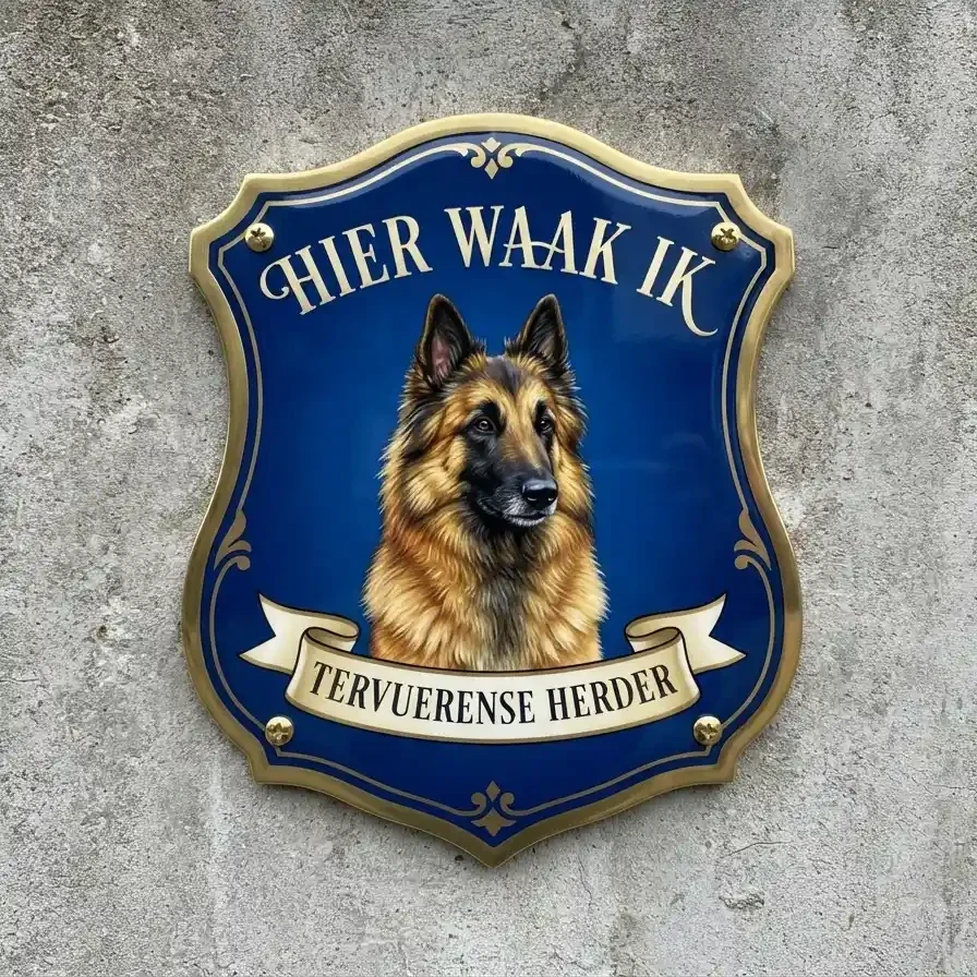 Waakbord Tervuerense Herder Schild