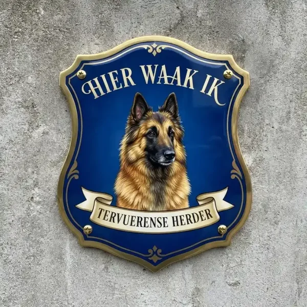 Waakbord Tervuerense Herder Schild