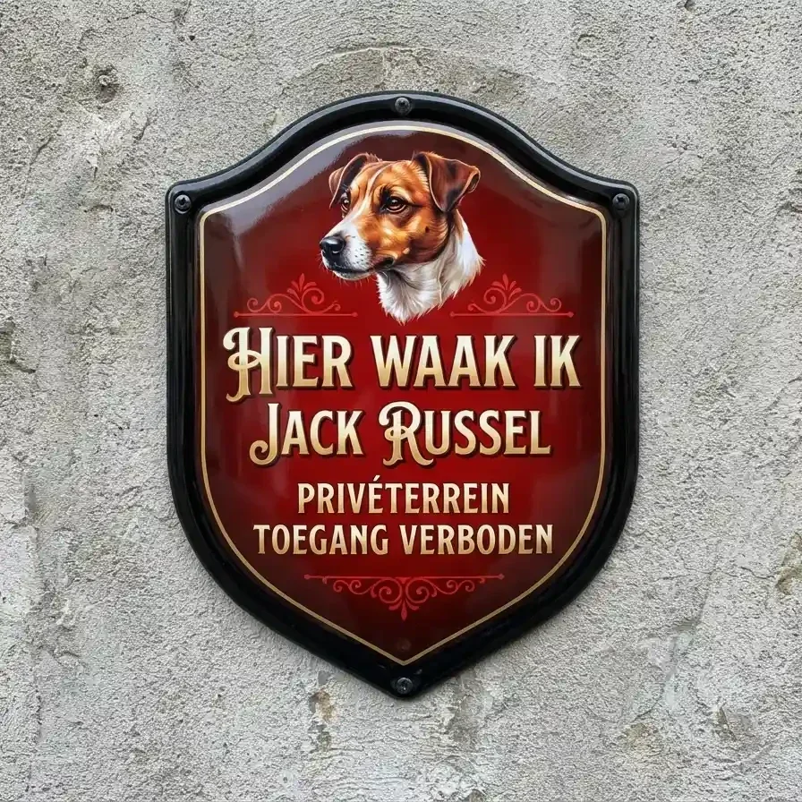 Waakschild Jack Russel Acryl