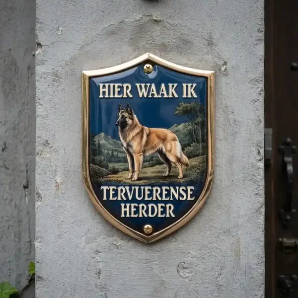 Waakschild Tervuerense Herder 4mm Acryl