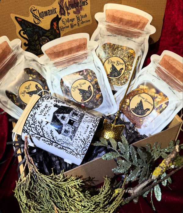 The Village Witch tea set