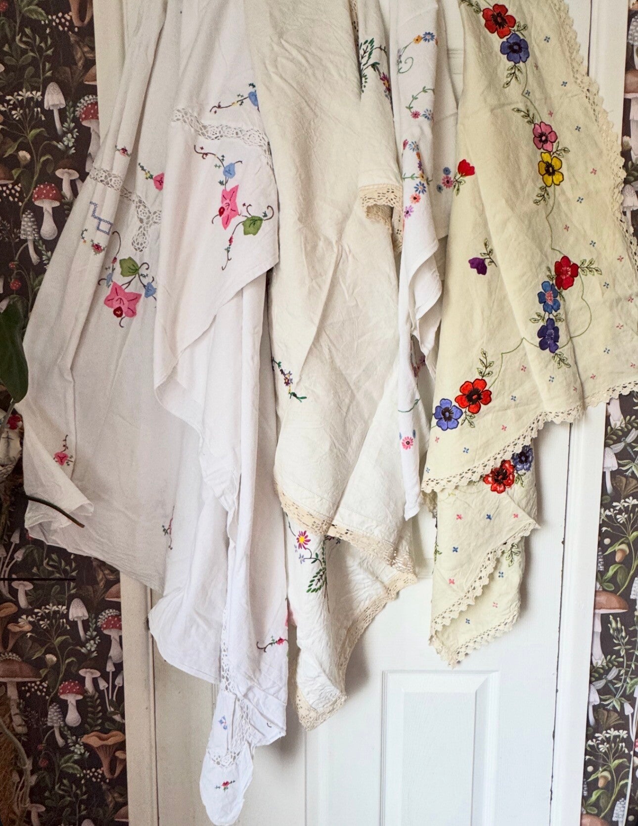 Witches vintage linen