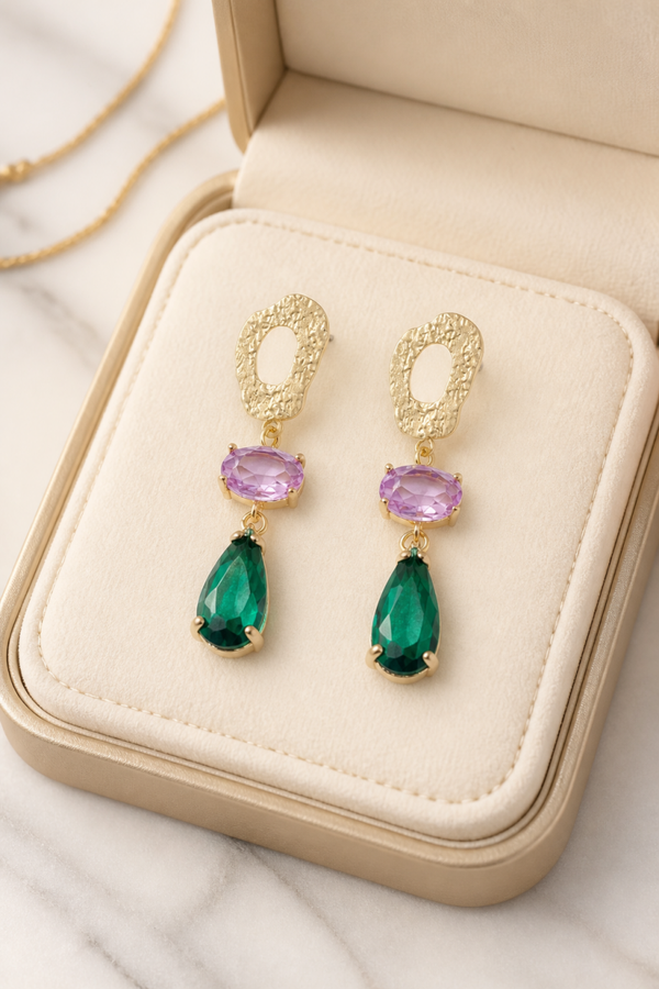 Luce d’Oro purple green