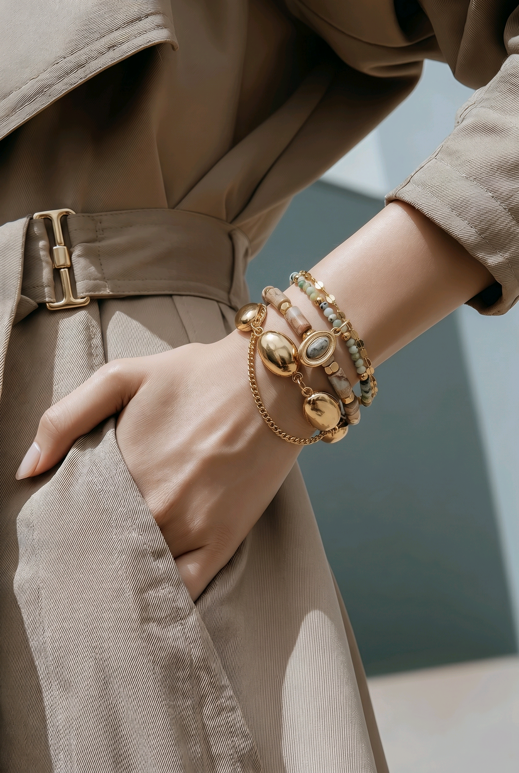 Zilveren armbanden combinatie van Linéa Clemente Jewelry. 