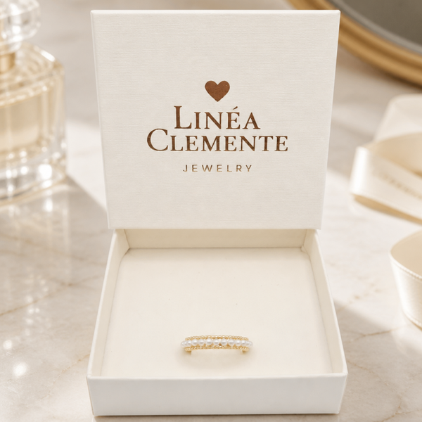 Ring Perla Gold Filled 18k goud