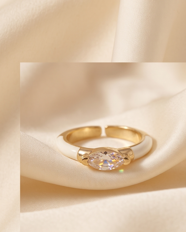 Ring Bianco 18k Gold Filled