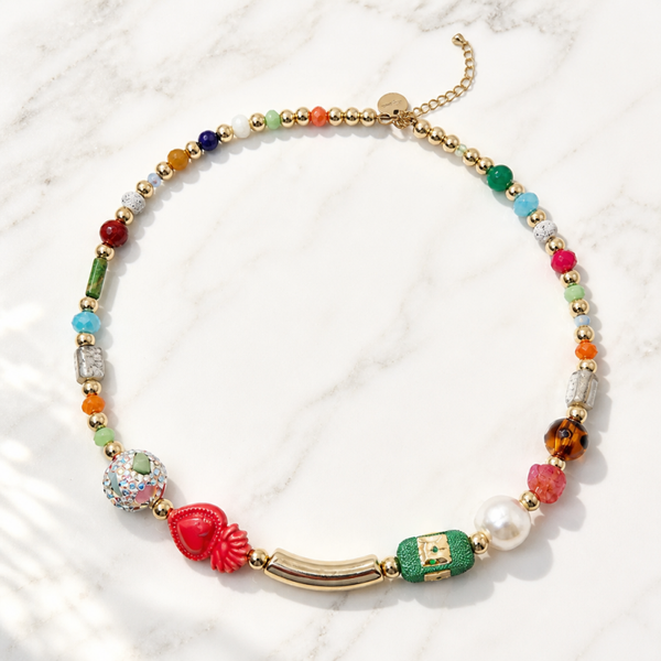 Ketting 18k gold filled Aria