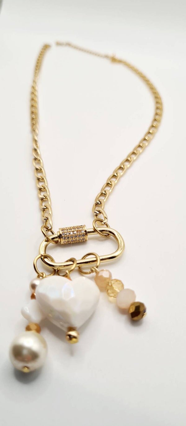 Ketting gold hart