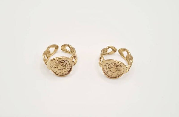 Gouden zegel ring
