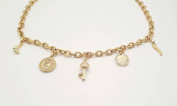 Goudkleurige statement ketting