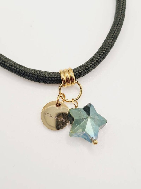 Groene armband met ster