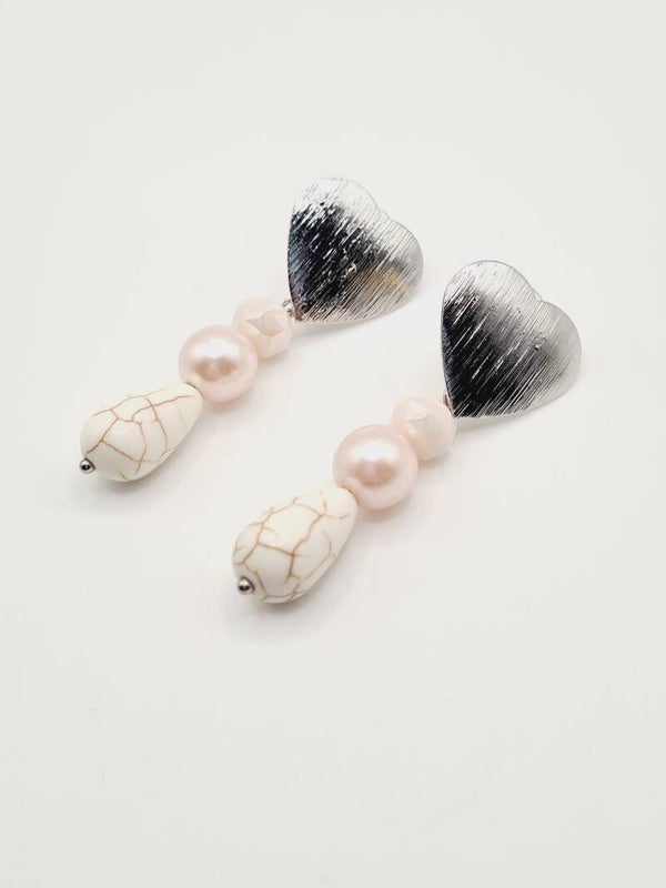 Harts silver pink white