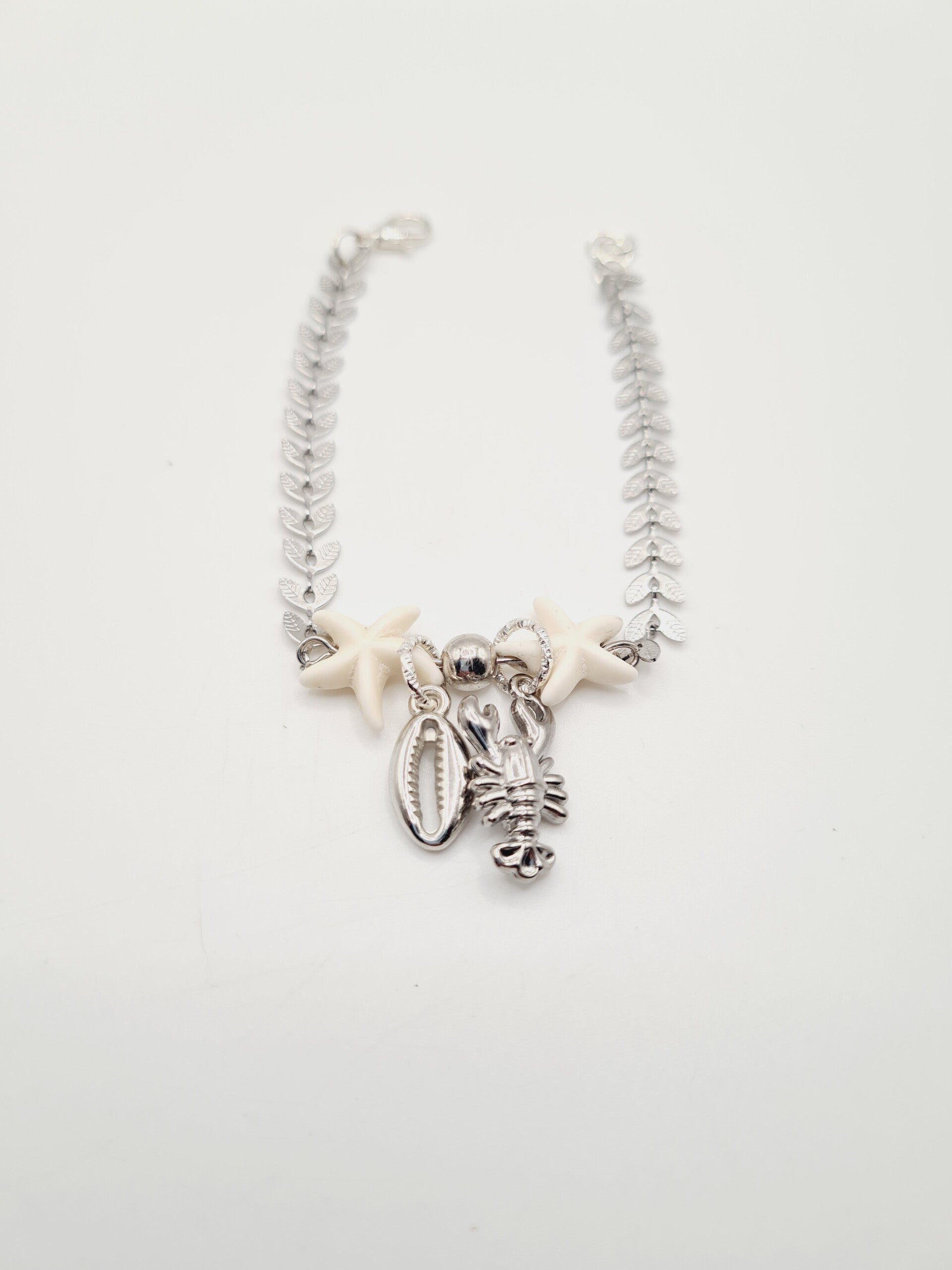 Zilveren armband lobster