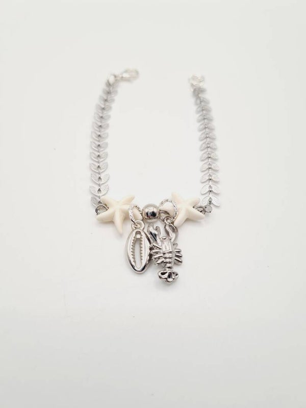 Zilveren armband lobster