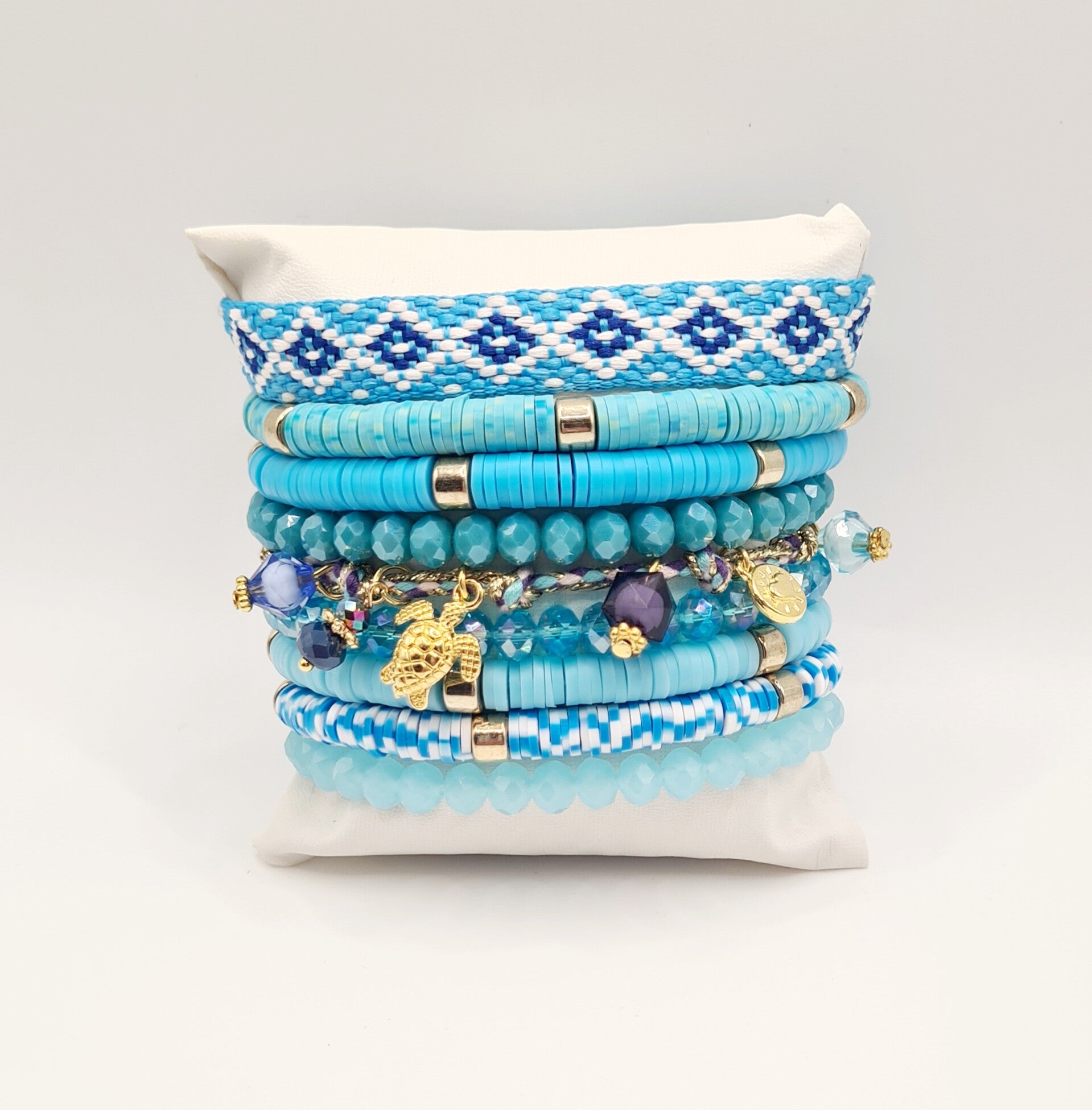 Armbanden set Greece blue