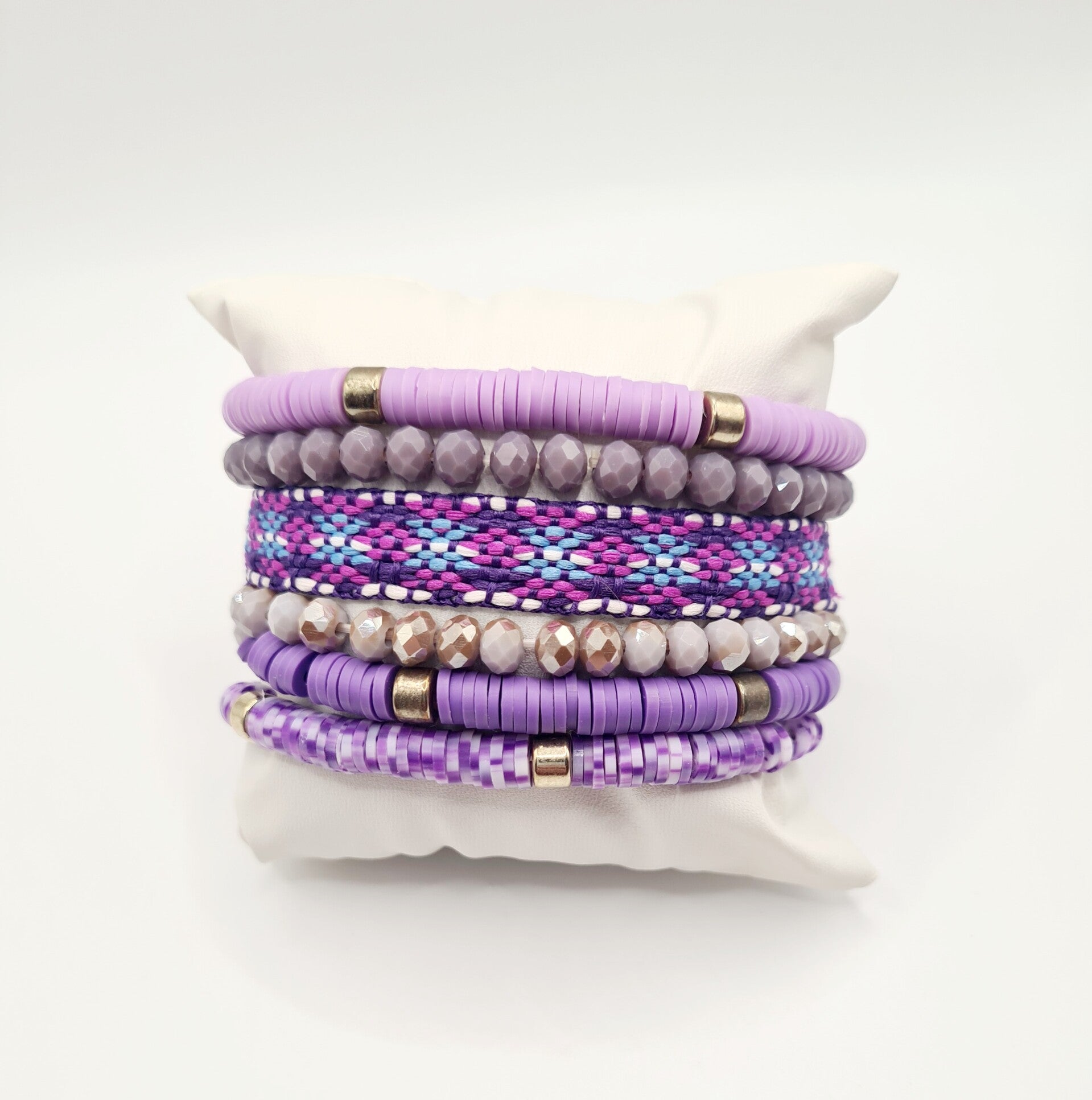Armbanden set purple dream