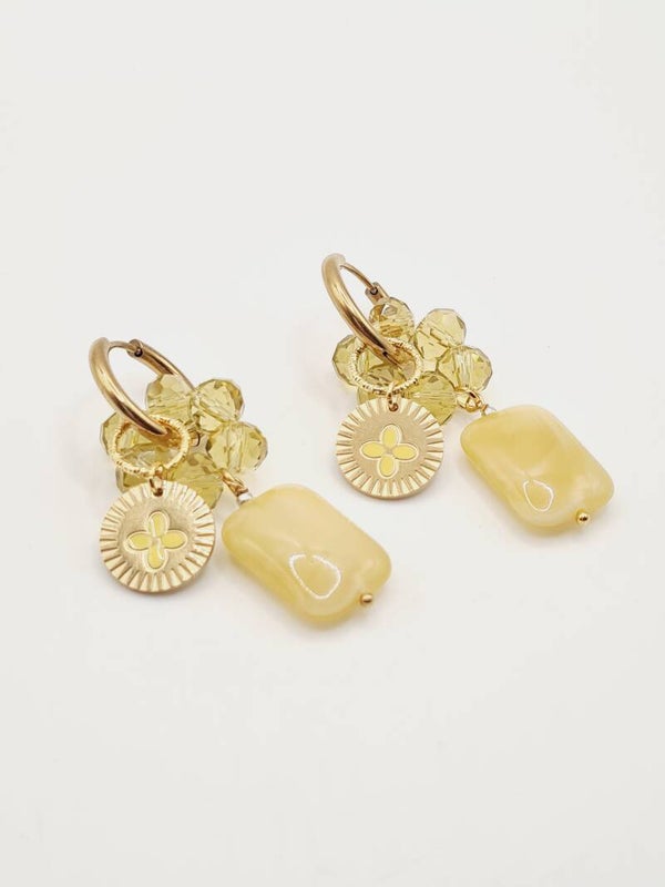 Oorbellen Golden Yellow