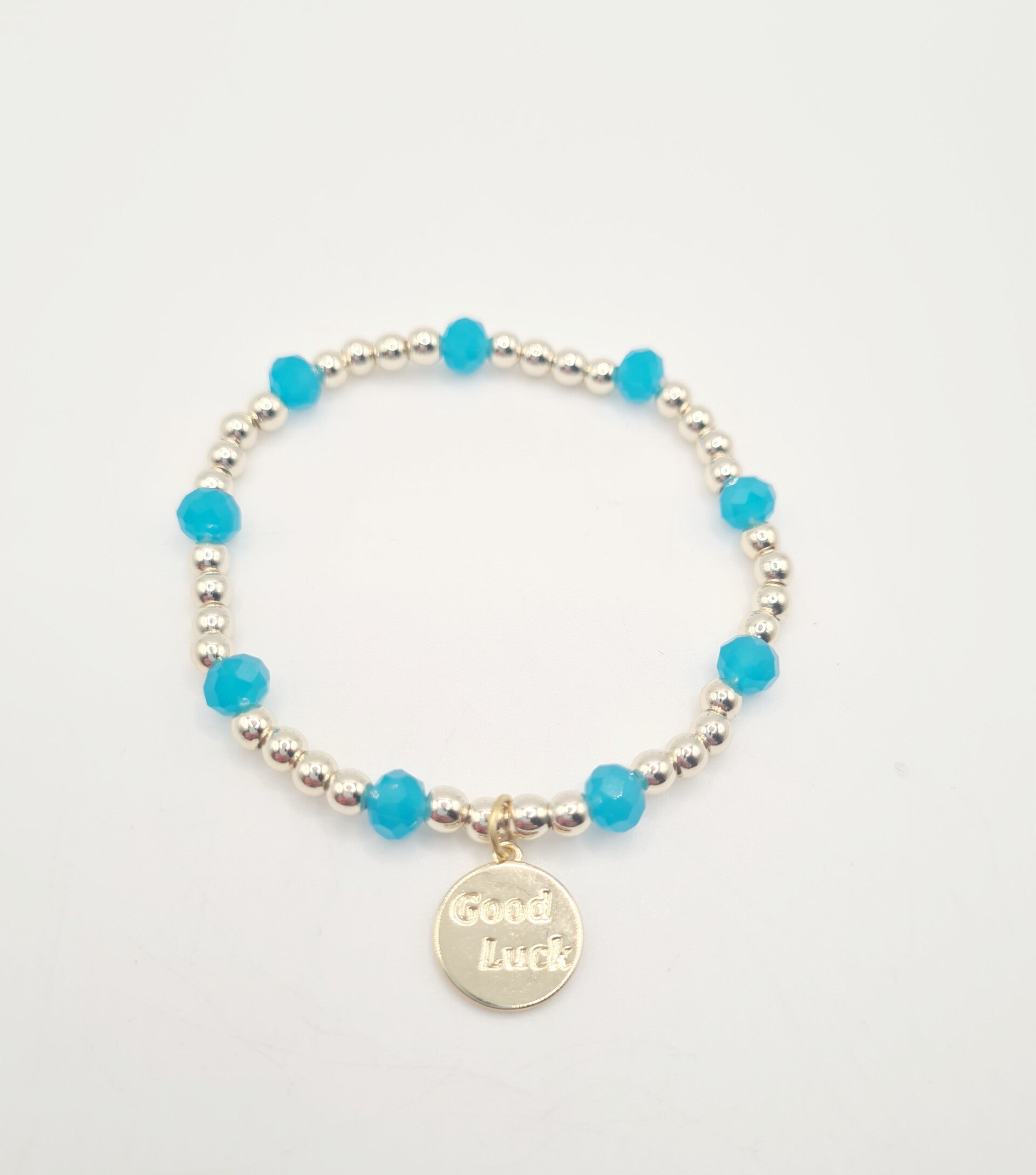 Gold Filled armband 14k 5mm Azzurro