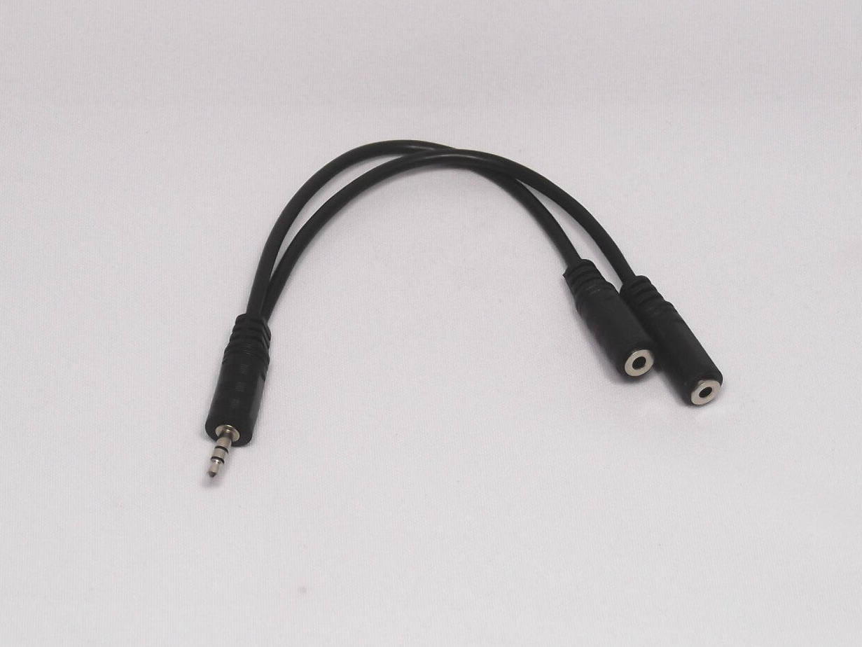 Klinkekabel 3,5mm Stecker > 2x3,5mm Kupplung !Restposten!