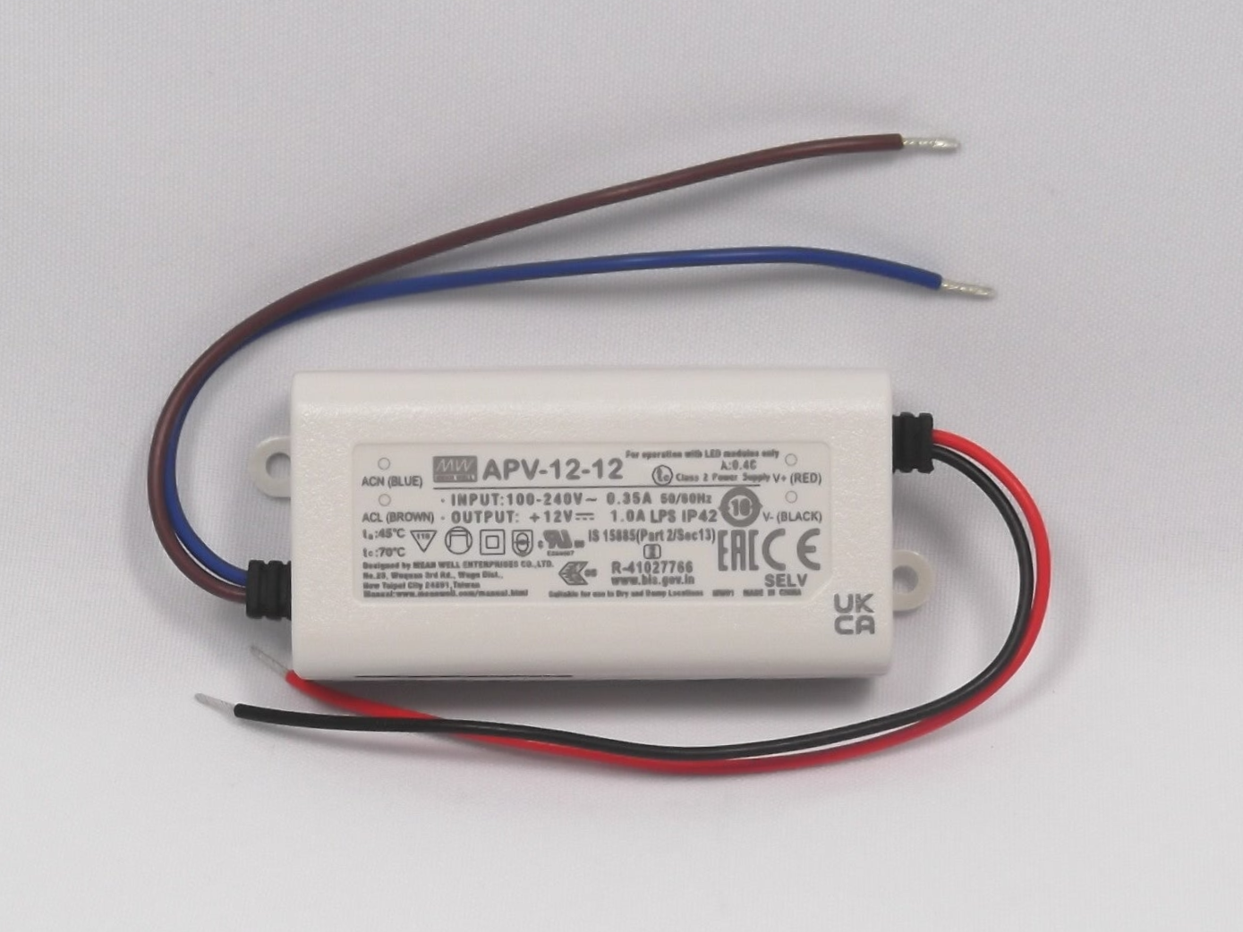 Schaltnetzteil 12V Meanwell APV-Reihe