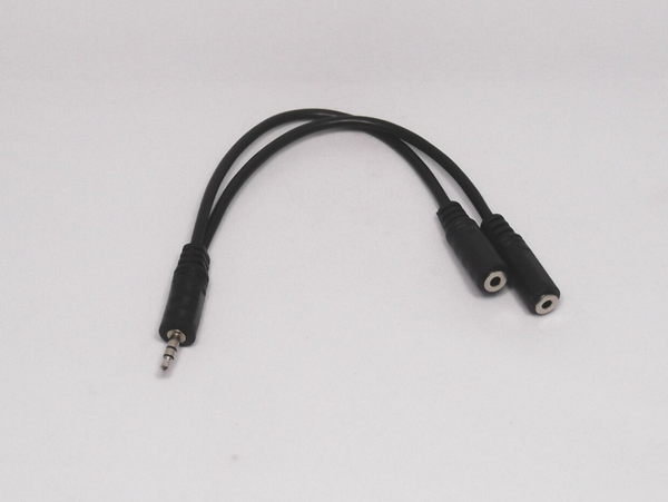 Klinkekabel 3,5mm Stecker > 2x3,5mm Kupplung !Restposten!