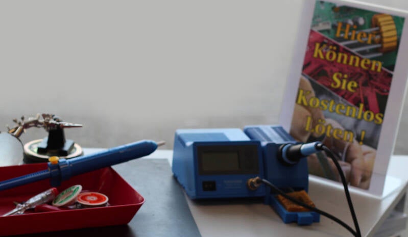 Unsere kostenlos nutzbare Lötstation :-)