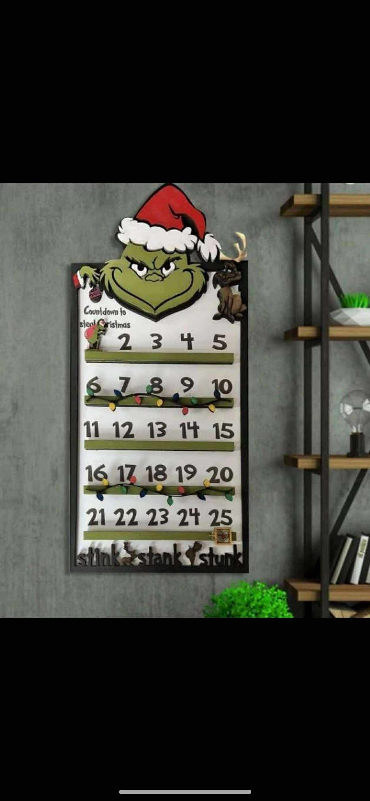 Grinch calendar