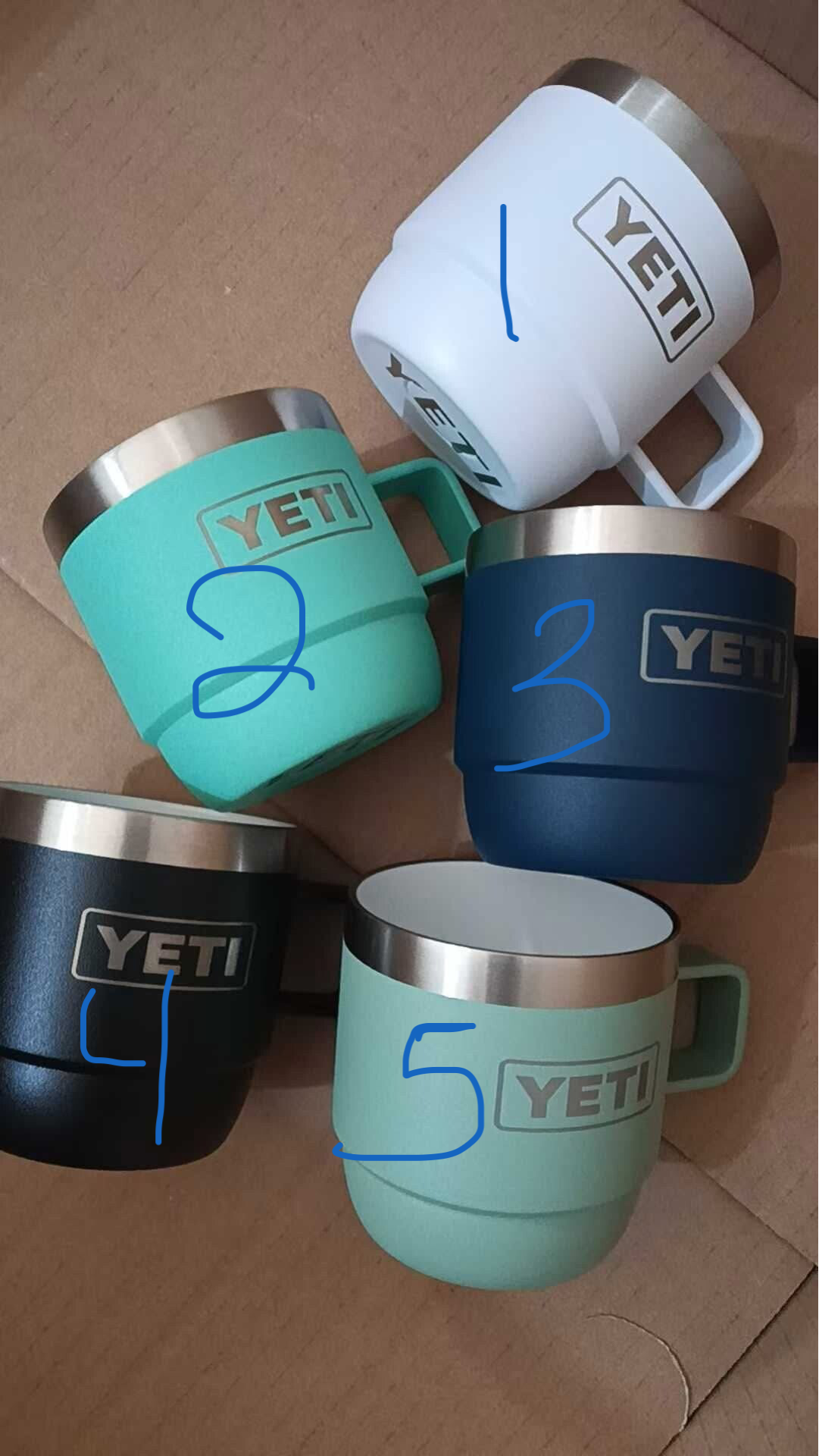 Yeti cups