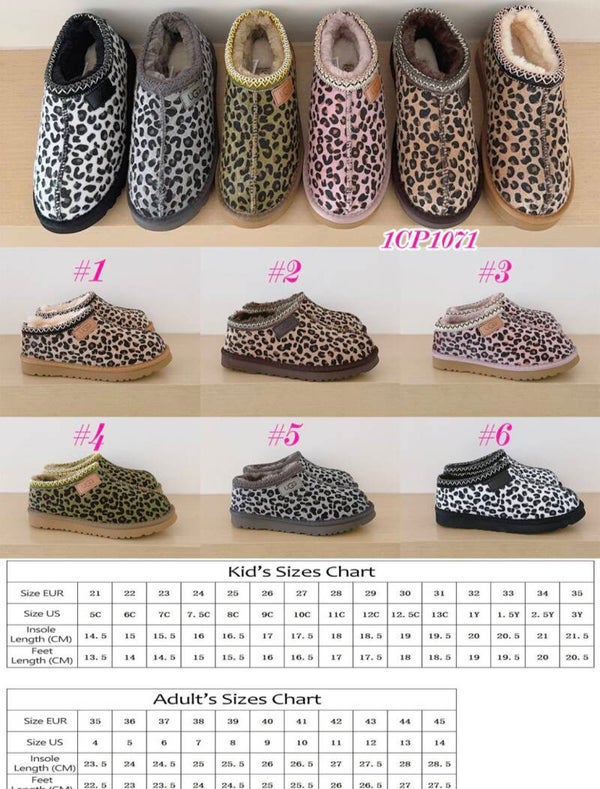 Leopard Ugg slippers