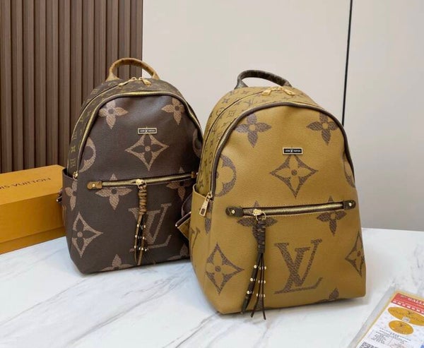 Brown LV backpack