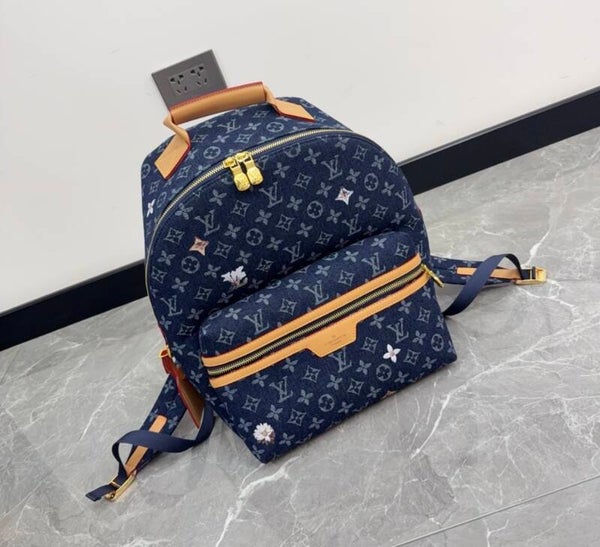 Dark blue LV backpack