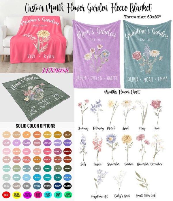 Flower Garden Blanket