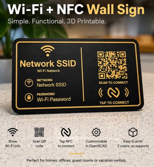 Custom WiFi NFC Tags
