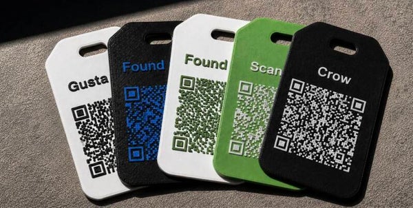 Custom Luggage Tags with QR contact codes (each)