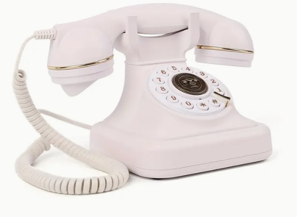Bruiloftstelefoon Audio-opnametelefoon in zwart of wit te huur vanaf