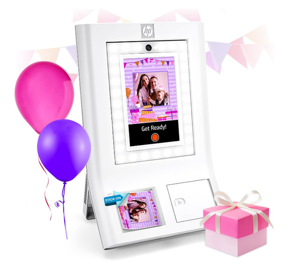 HP fotoautomaat directe kleuren foto printer huren vanaf