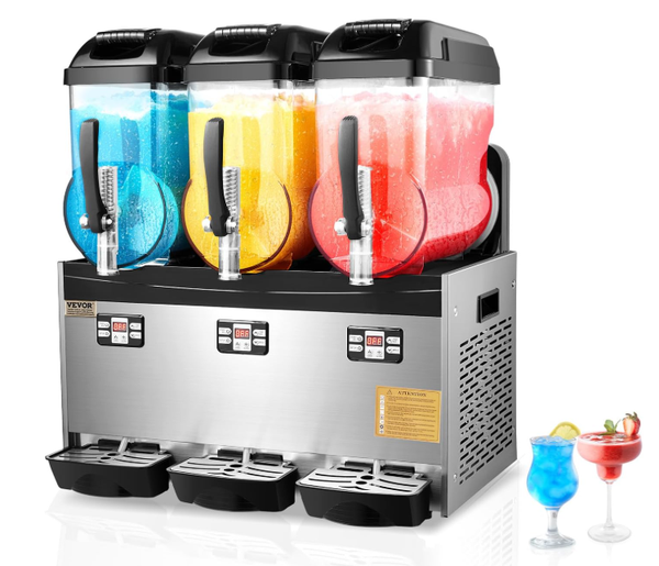 Slush machine 3 x 12liter, prijs per 4 dagen