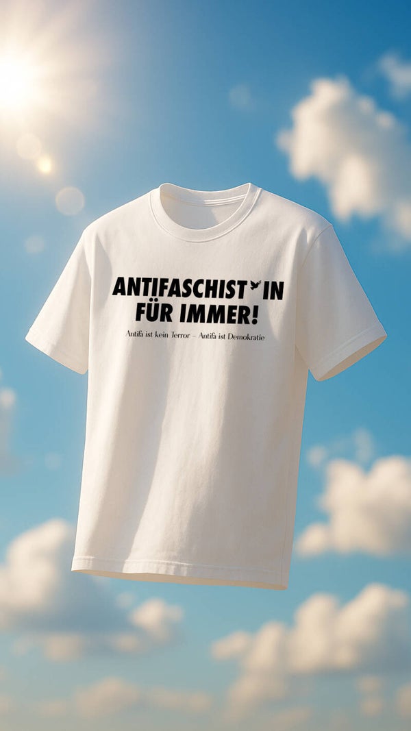 Antifaschist:In- für immer! weiß S
