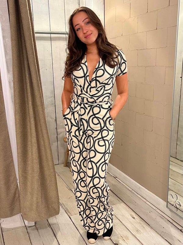 Jumpsuit By Swan Cal korte mouw