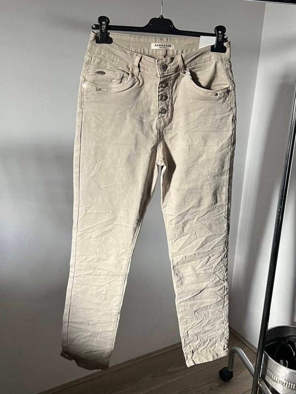 Karostar jeans zandkleur