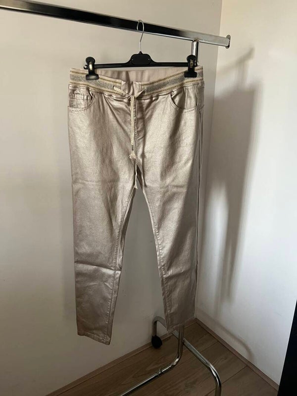 Zac en Zoë broek wax goud